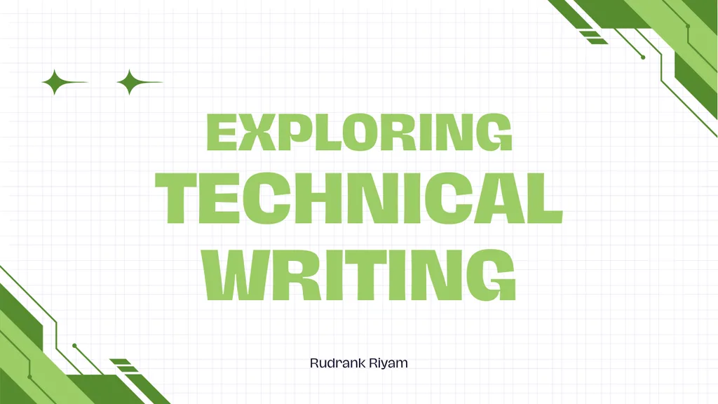 Exploring Technical Writing